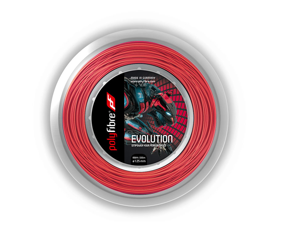 Polyfibre Evolution 200m, rot | Tenstring